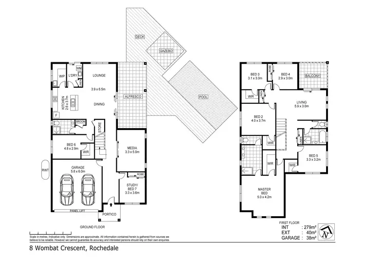 Floorplan of Homely house listing, 8 Wombat Crescent, Rochedale QLD 4123