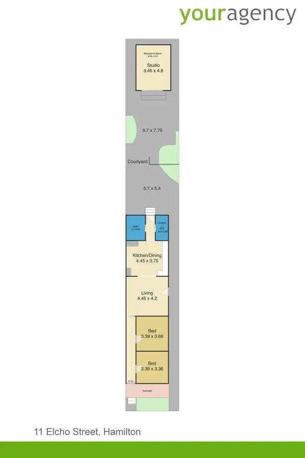Floorplan of Homely house listing, 11 Elcho Street, Hamilton NSW 2303
