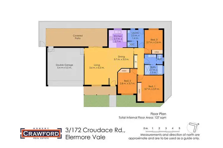 Floorplan of Homely villa listing, 3/172 Croudace Road, Elermore Vale NSW 2287