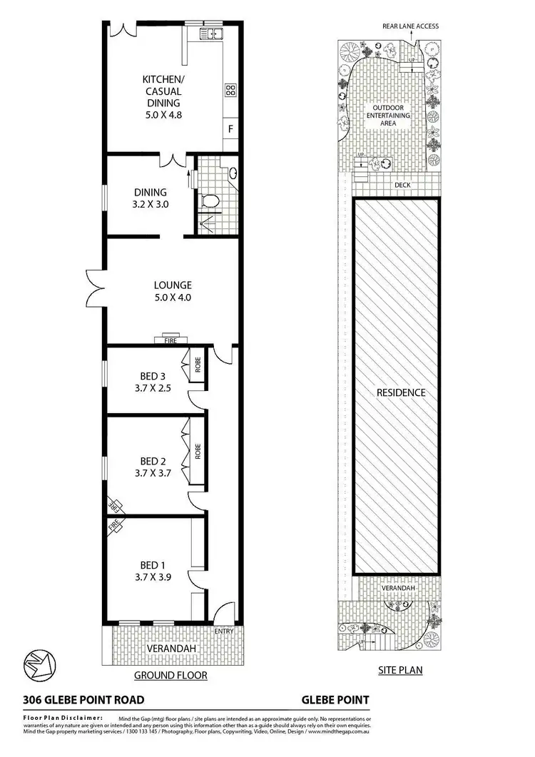 Floorplan of Homely house listing, 306 Glebe Point Road, Glebe NSW 2037