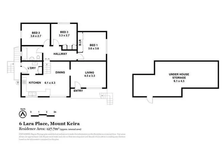 Floorplan of Homely house listing, 6 Lara Place, Mount Keira NSW 2500