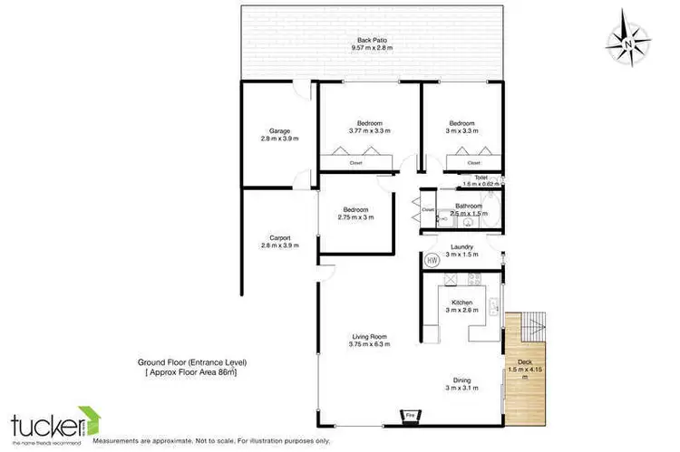 Floorplan of Homely house listing, 34 Croobyar Road, Milton NSW 2538