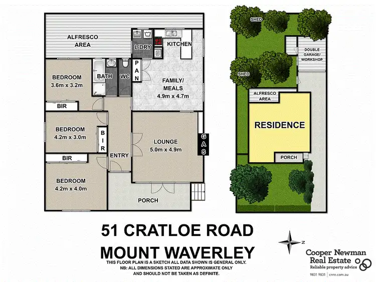 Floorplan of Homely house listing, 51 Cratloe Road, Mount Waverley VIC 3149