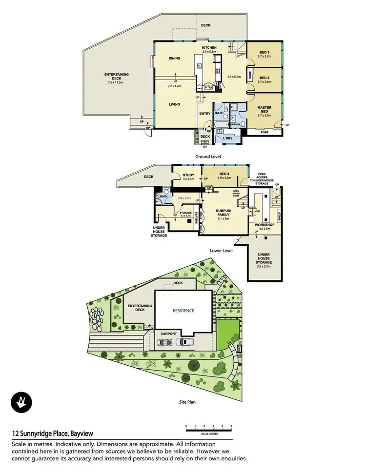 Floorplan of Homely house listing, 12 Sunnyridge Place, Bayview NSW 2104