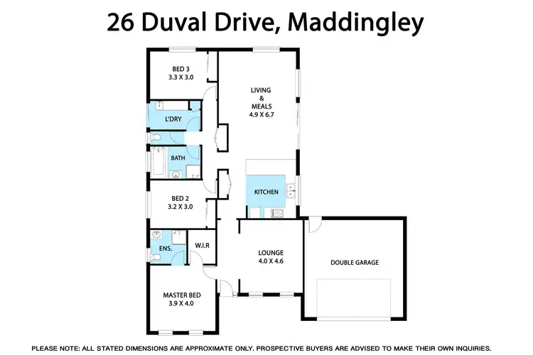 Floorplan of Homely house listing, 26 Duval Drive, Bacchus Marsh VIC 3340