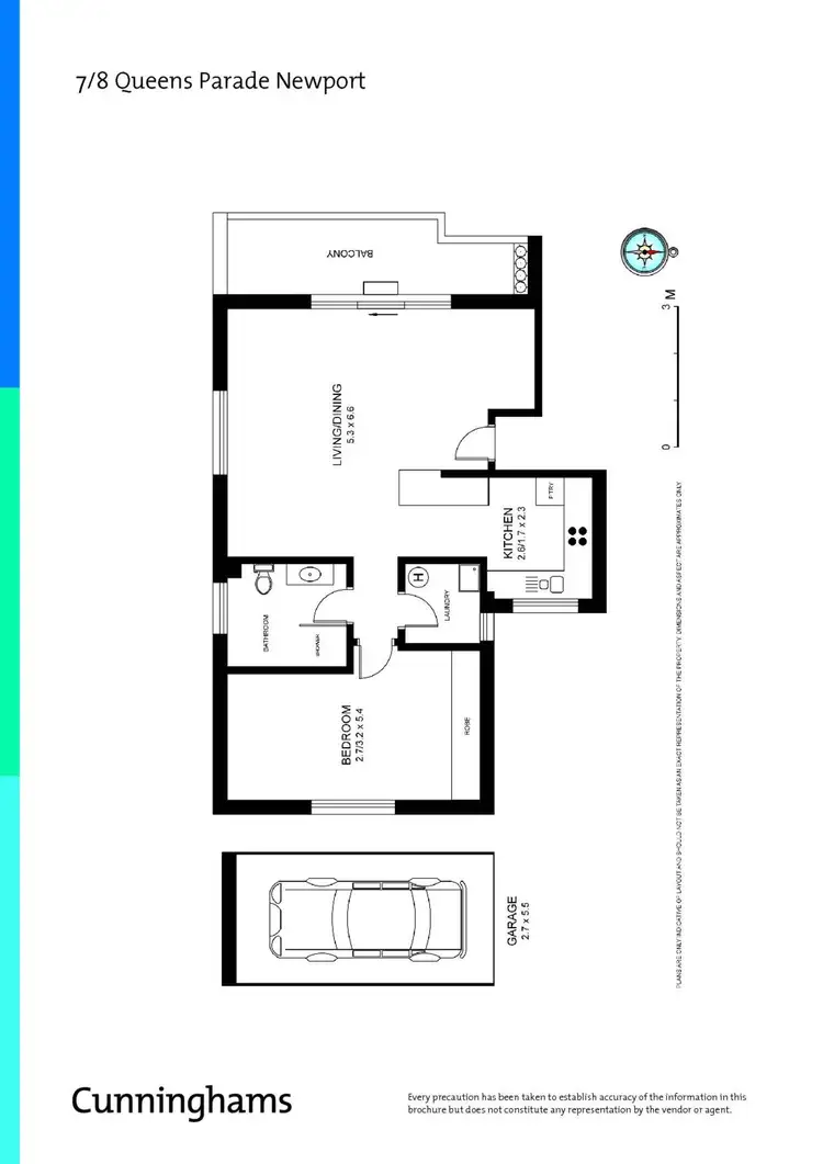 Floorplan of Homely unit listing, 7/8 Queens Parade, Newport NSW 2106