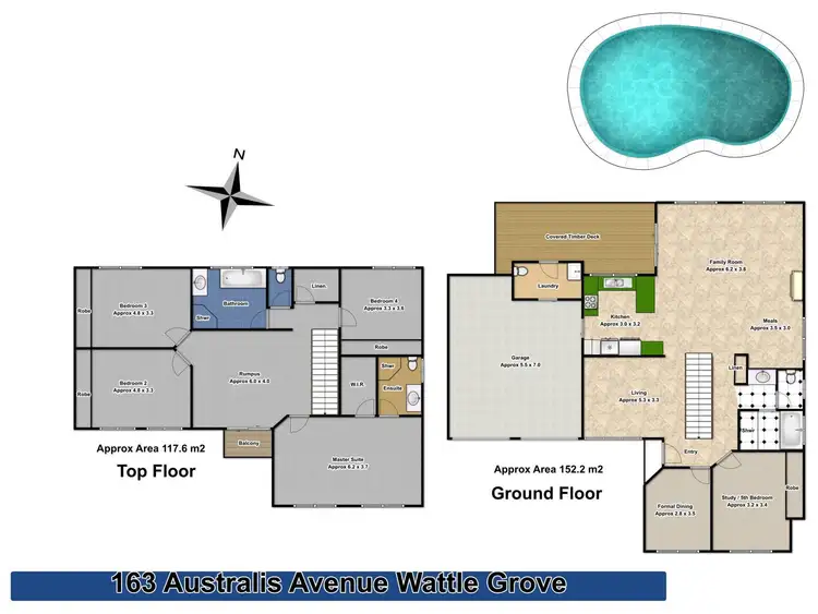 Floorplan of Homely house listing, 163 Australis Avenue, Wattle Grove NSW 2173