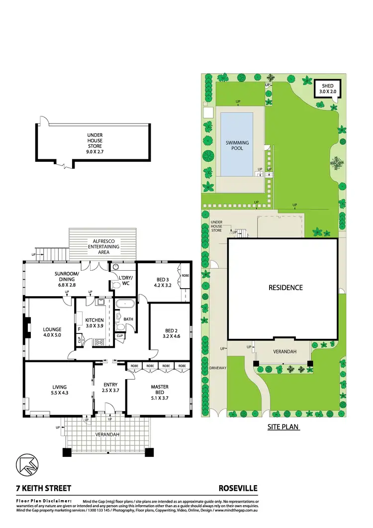 Floorplan of Homely house listing, 7 Keith Street, Roseville NSW 2069