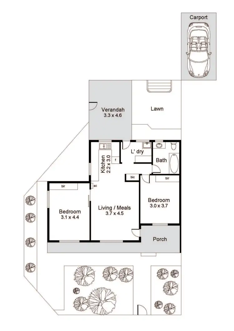 Floorplan of Homely unit listing, 4/25 Bevington Road, Glenunga SA 5064