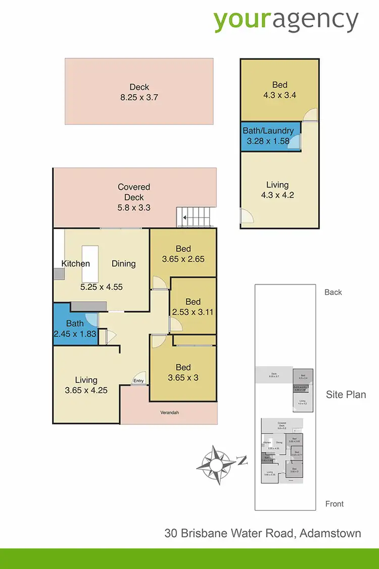 Floorplan of Homely house listing, 30 Brisbane Water Road, Adamstown NSW 2289