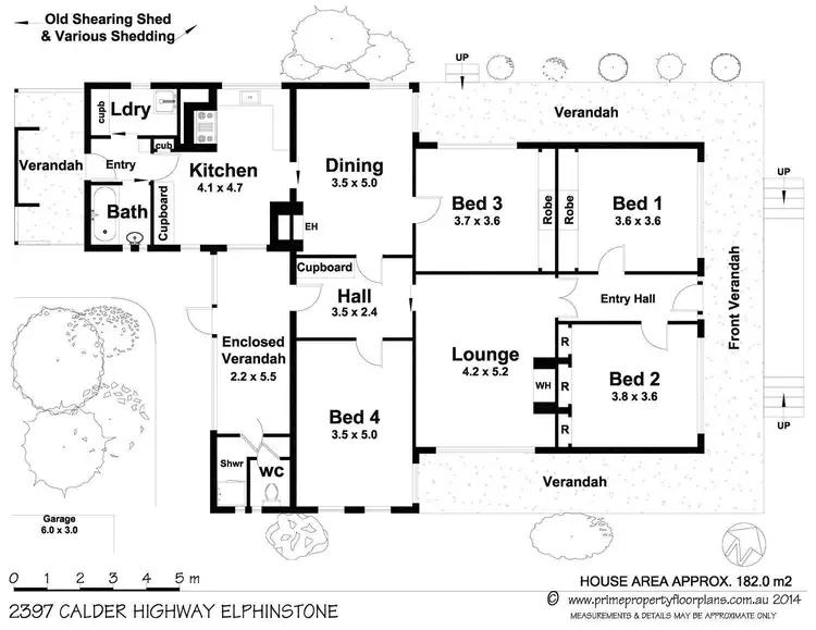 Floorplan of Homely house listing, 2397 Harmony Way, Elphinstone VIC 3448