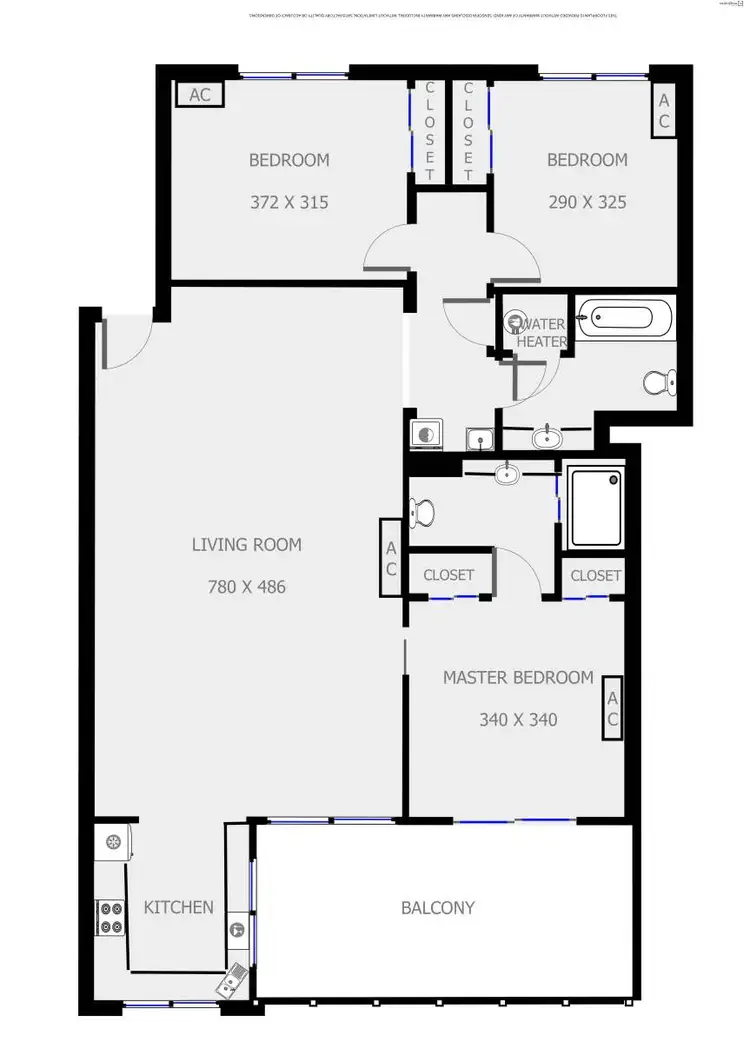 Floorplan of Homely apartment listing, 9/19 Upward Street, Parramatta Park QLD 4870