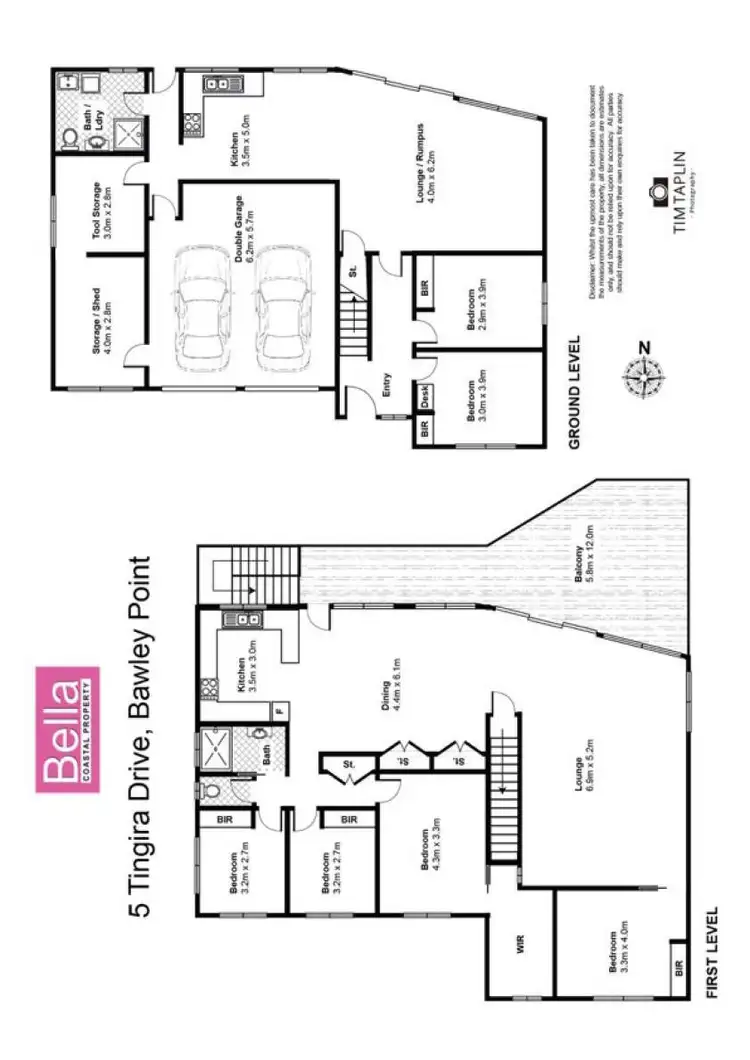 Floorplan of Homely house listing, 5 Tingira Drive, Bawley Point NSW 2539