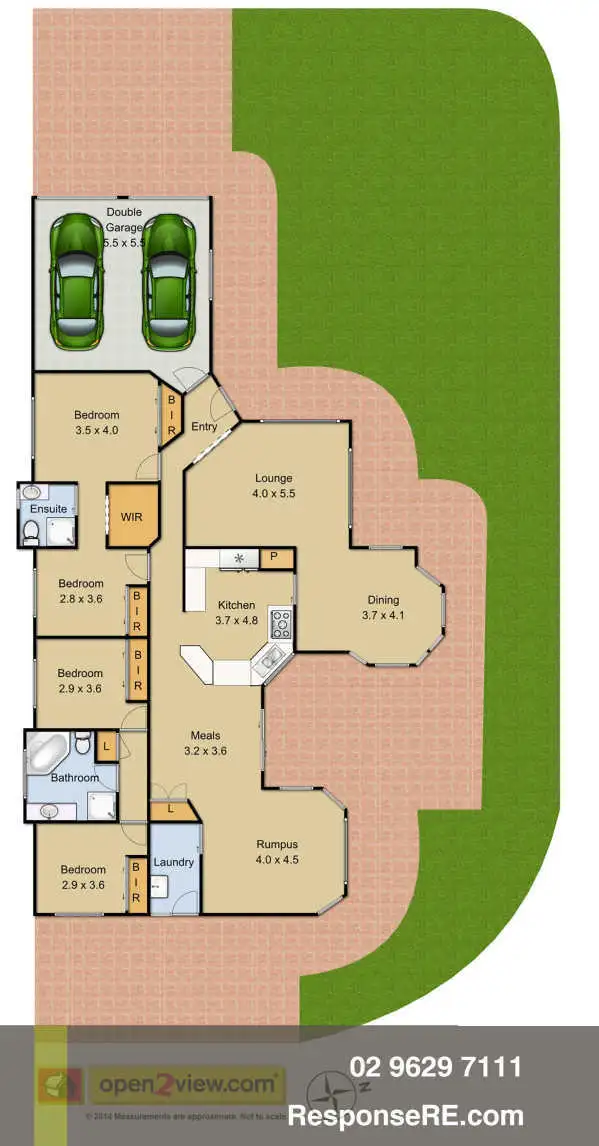 Floorplan of Homely house listing, 1 Waltham Way, Glenwood NSW 2768