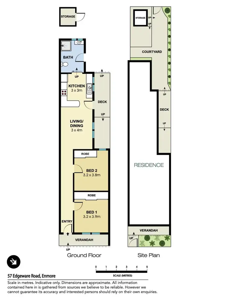 Floorplan of Homely house listing, 57 Edgeware Road, Enmore NSW 2042