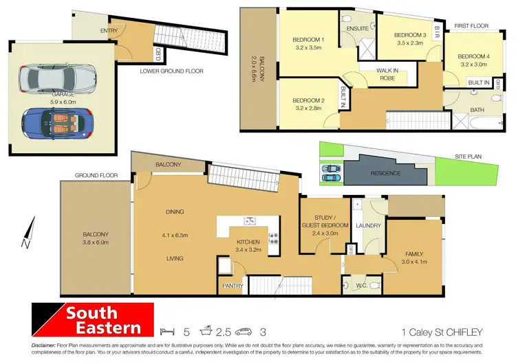 Floorplan of Homely house listing, 1 Caley Street, Chifley NSW 2036