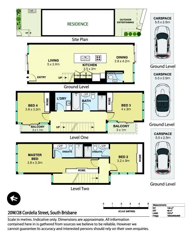 Floorplan of Homely unit listing, 20/28 Cordelia Street, South Brisbane QLD 4101