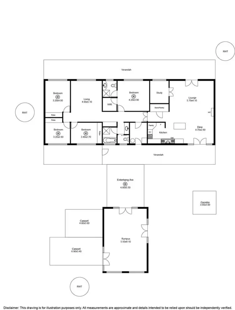 Floorplan of Homely house listing, 478 Inman Valley Road, Lower Inman Valley SA 5211