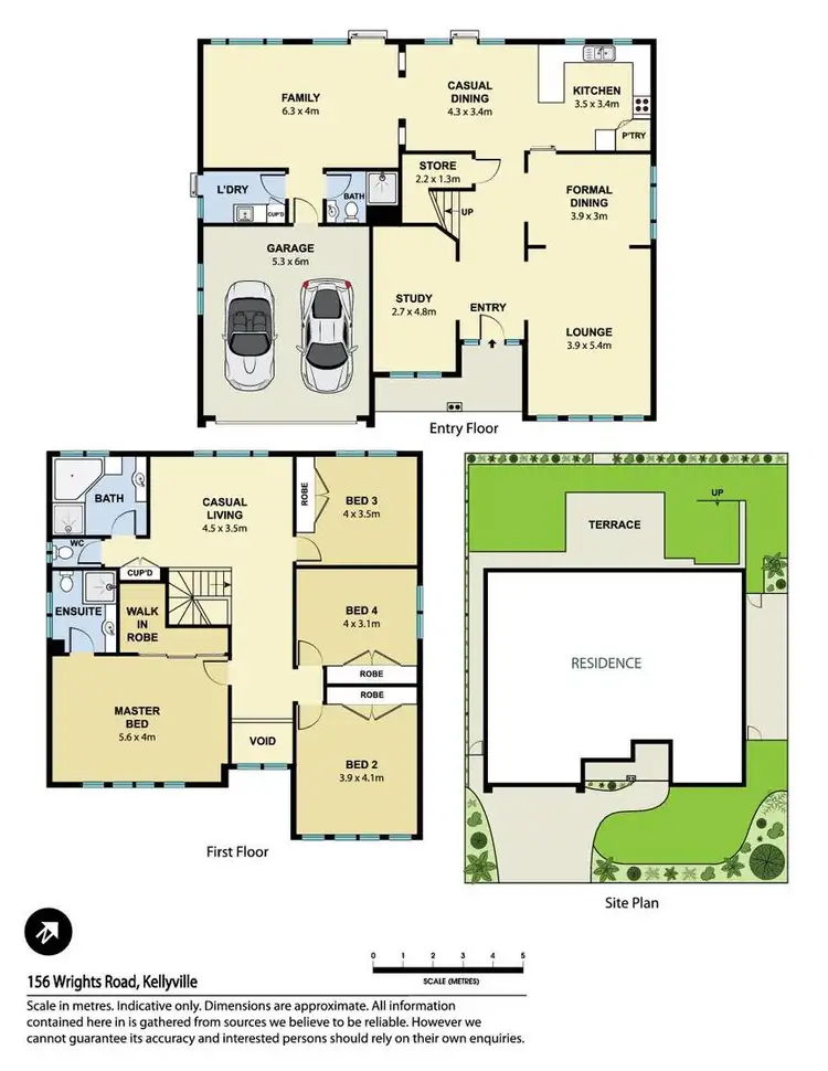 Floorplan of Homely house listing, 156 Wrights Road, Kellyville NSW 2155