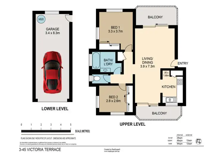 Floorplan of Homely unit listing, 3/45 Victoria Terrace, Gordon Park QLD 4031