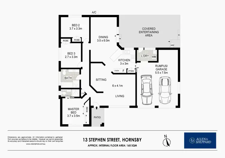 Floorplan of Homely house listing, 13 Stephen Street, Hornsby NSW 2077