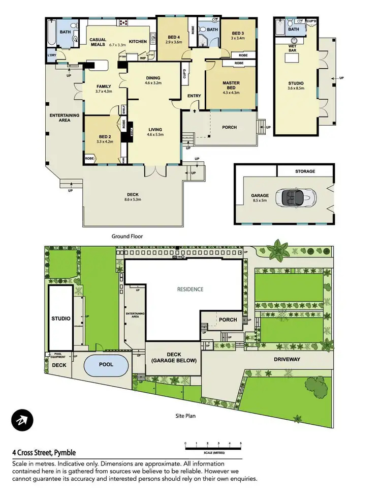 Floorplan of Homely house listing, 4 Cross Street, Pymble NSW 2073