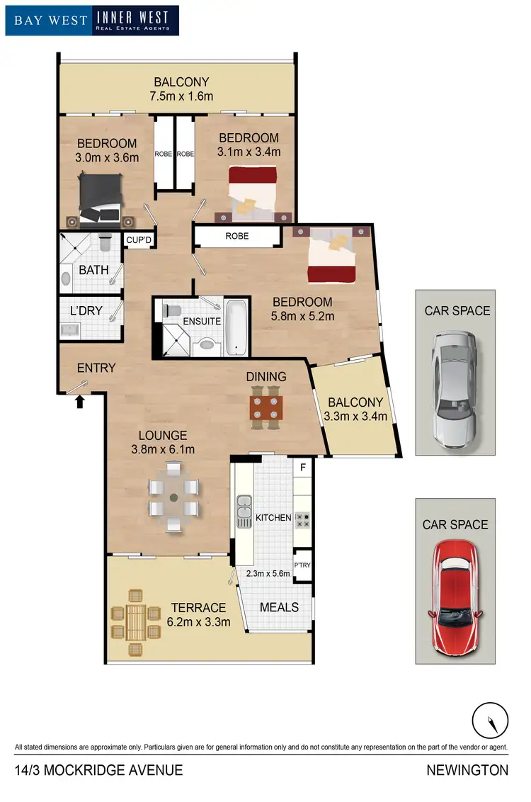 Floorplan of Homely apartment listing, 14/3 Mockridge Avenue, Newington NSW 2127