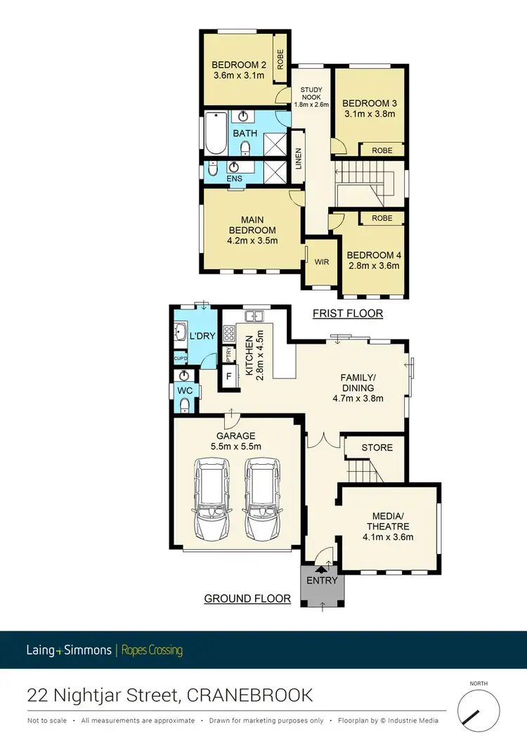 Floorplan of Homely house listing, 22 Nightjar Street, Cranebrook NSW 2749