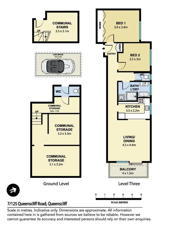 Floorplan of Homely apartment listing, 7/125 Queenscliff Road, Queenscliff NSW 2096