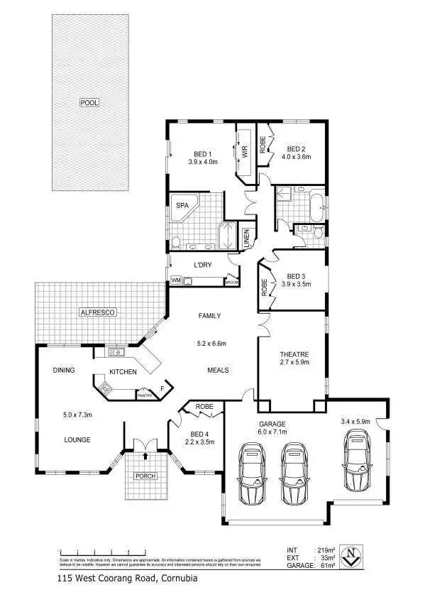 Floorplan of Homely house listing, 115 West Coorang Road, Cornubia QLD 4130