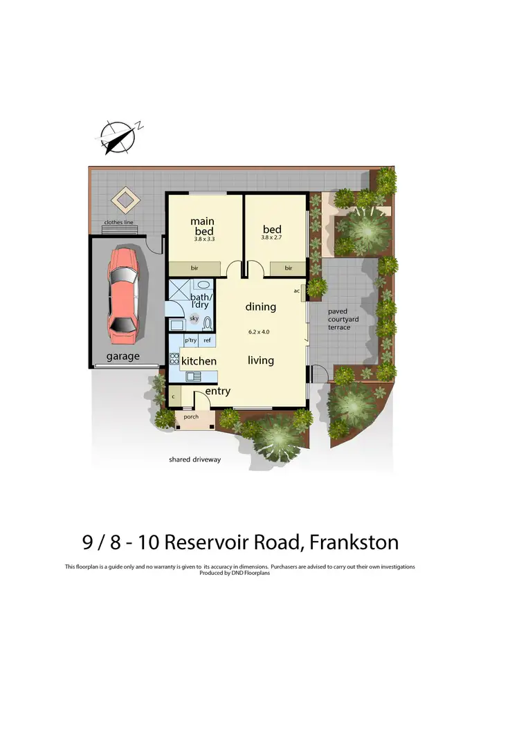 Floorplan of Homely unit listing, 9/8-10 Reservoir Road, Frankston VIC 3199