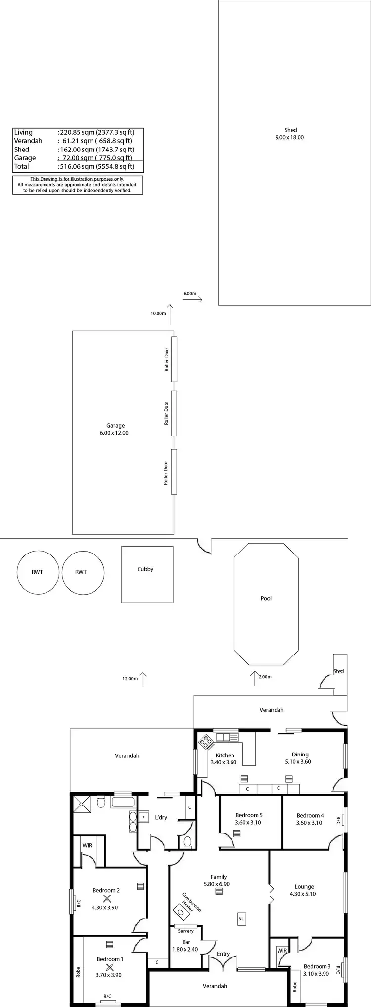 Floorplan of Homely house listing, 108 Peerless Road, Munno Para West SA 5115
