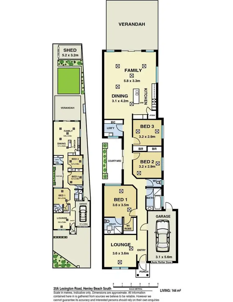 Floorplan of Homely house listing, 20A Lexington Road, Henley Beach South SA 5022