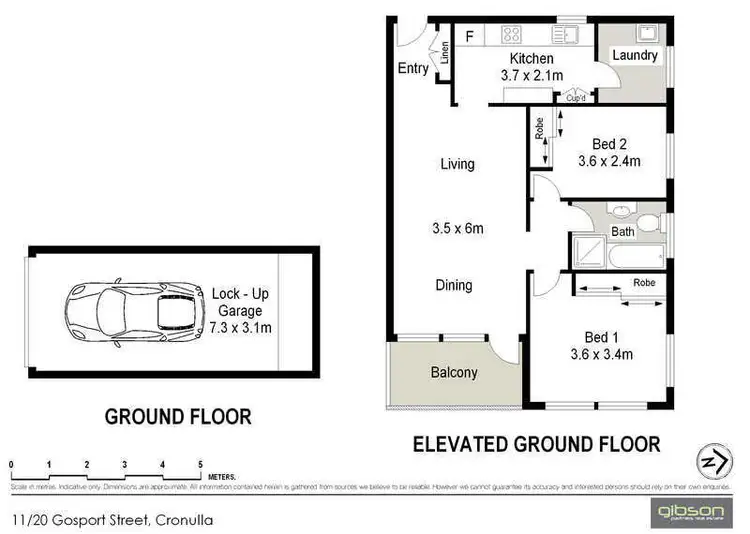 Floorplan of Homely unit listing, 11/20 Gosport Street, Cronulla NSW 2230