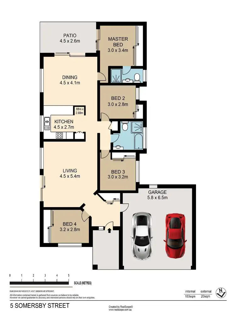 Floorplan of Homely house listing, 5 Somersby Street, Seventeen Mile Rocks QLD 4073
