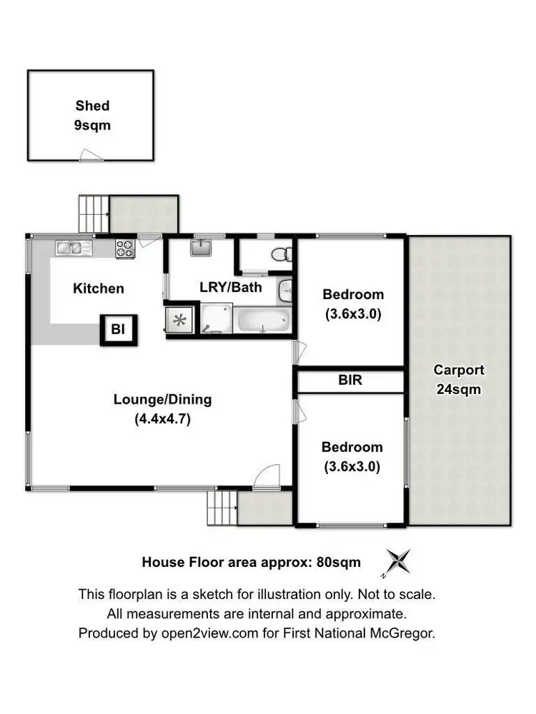 Floorplan of Homely house listing, 3 Kuru Road, Seven Mile Beach TAS 7170