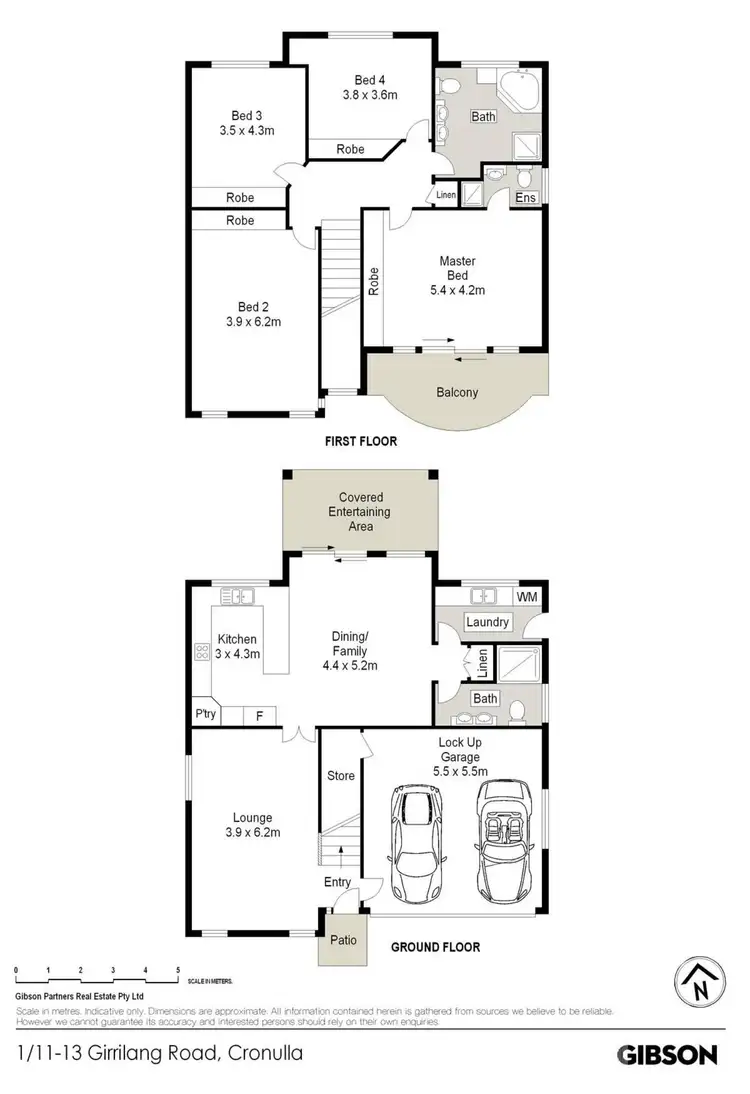 Floorplan of Homely house listing, 1/11-13 Girrilang Road, Cronulla NSW 2230
