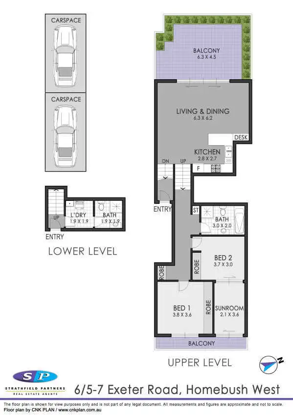 Floorplan of Homely apartment listing, 6/5 Exeter Road, Homebush West NSW 2140