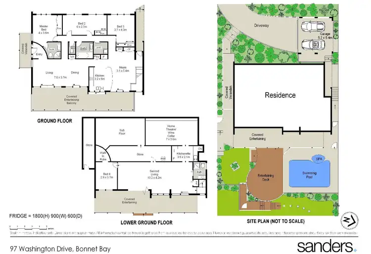 Floorplan of Homely house listing, 97 Washington Drive, Bonnet Bay NSW 2226