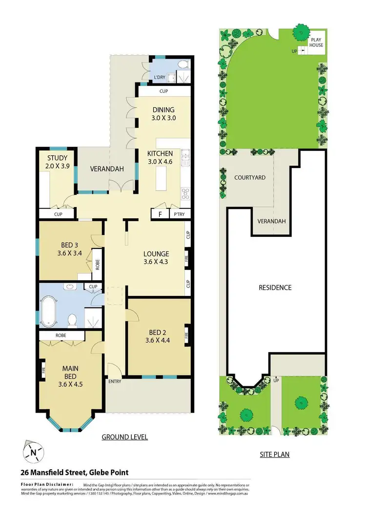Floorplan of Homely house listing, 26 Mansfield Street, Glebe NSW 2037