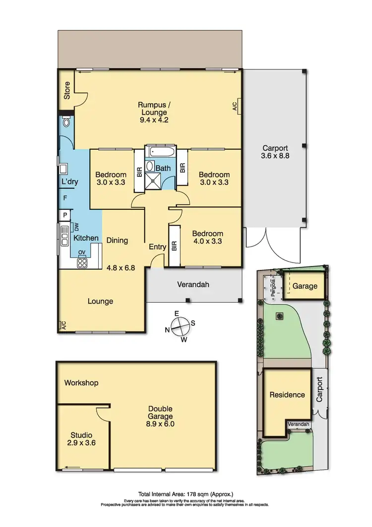 Floorplan of Homely house listing, 72 Pecham Street, Glenroy VIC 3046