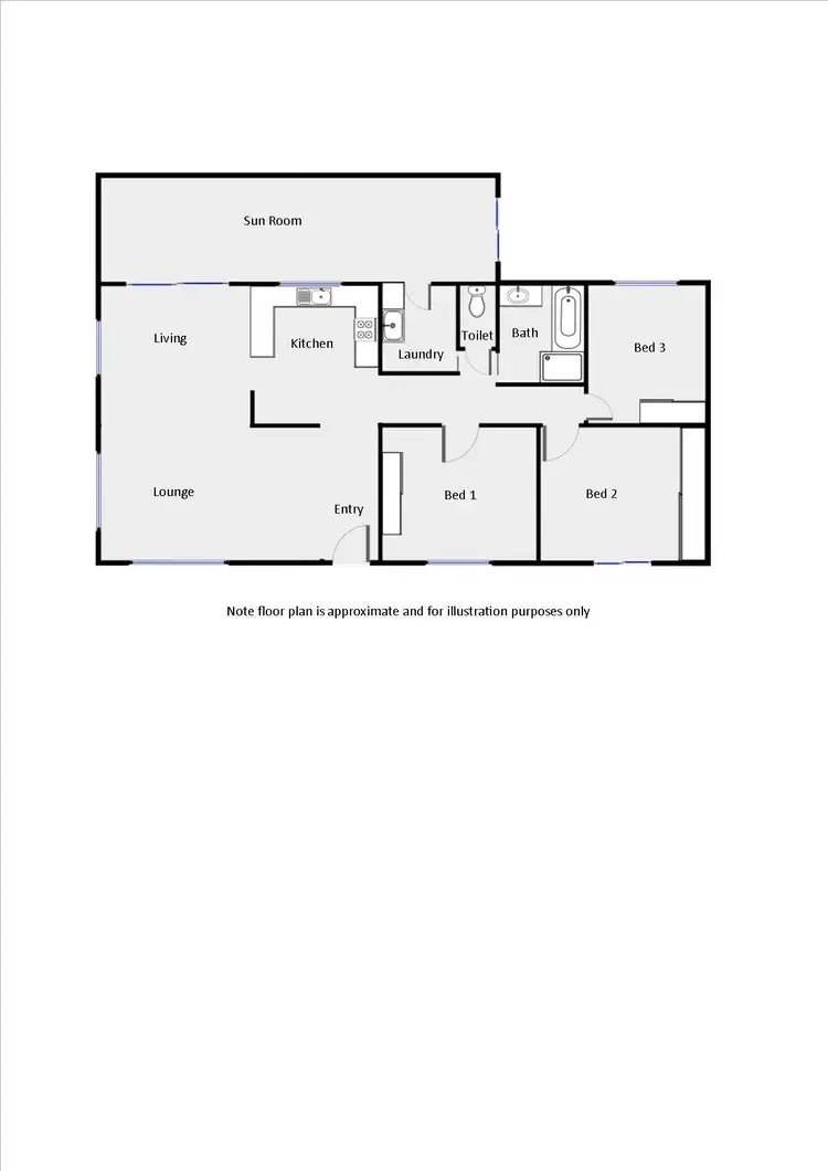 Floorplan of Homely house listing, 4A Lachlan Parade, Red Cliffs VIC 3496