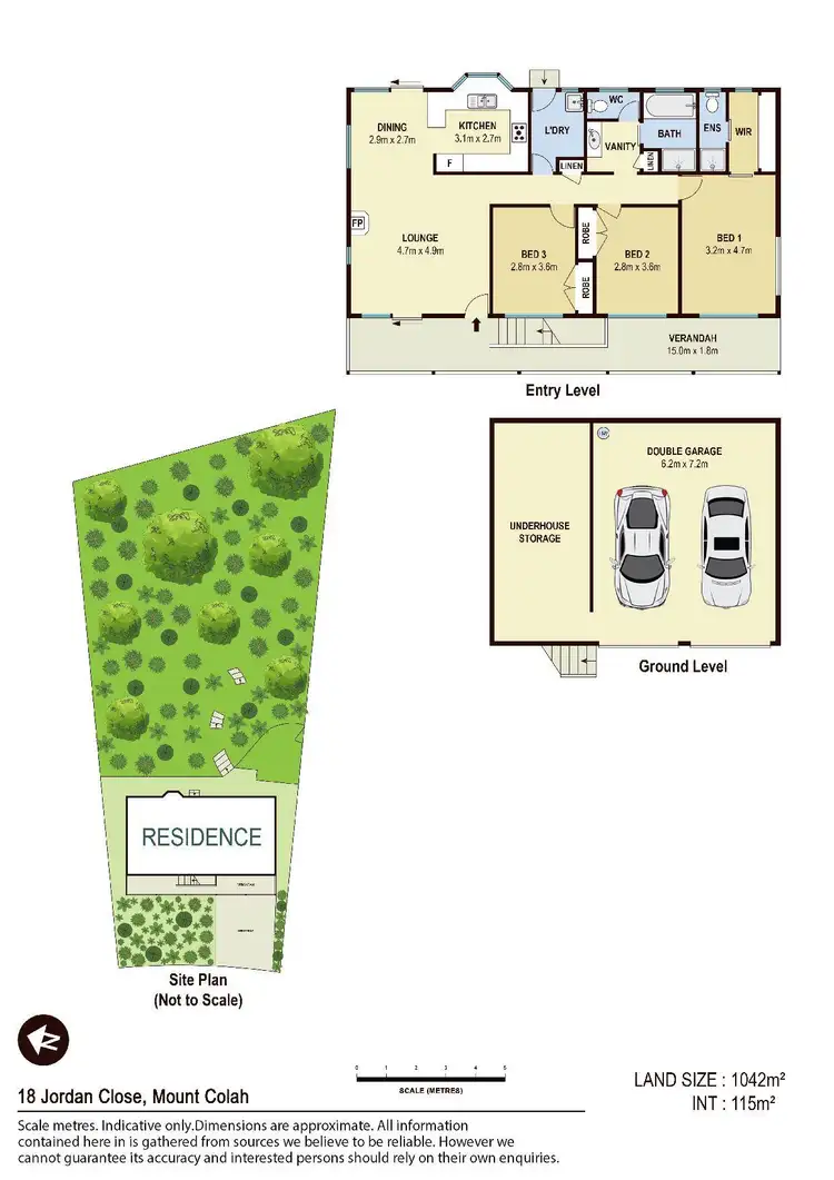 Floorplan of Homely house listing, 18 Jordan Close, Mount Colah NSW 2079