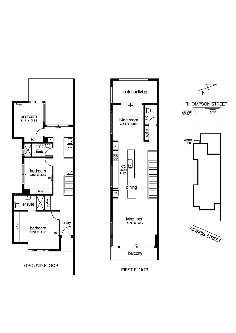 Floorplan of Homely house listing, 94a Morris Street, Williamstown VIC 3016