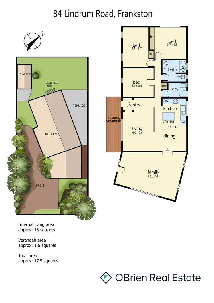 Floorplan of Homely house listing, 84 Lindrum Road, Frankston VIC 3199