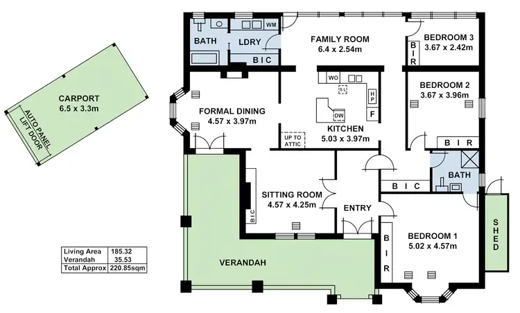 Floorplan of Homely house listing, 15 Glen Avenue, Unley Park SA 5061