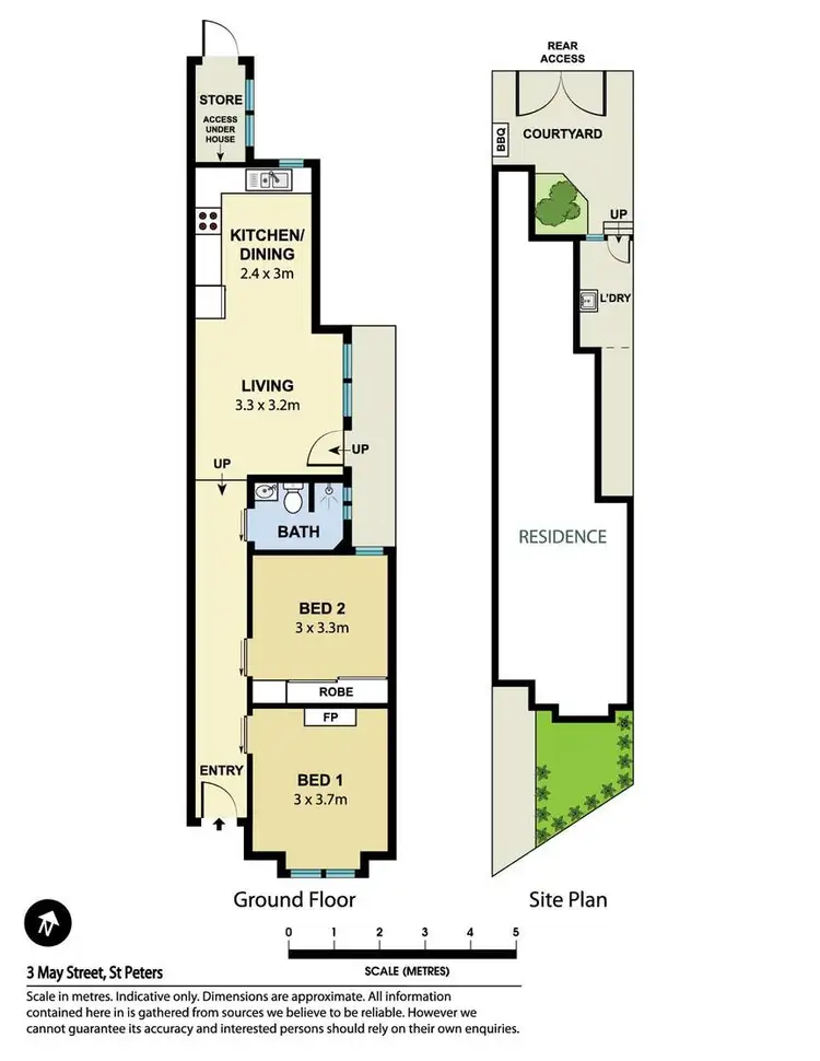 Floorplan of Homely house listing, 3 May Street, St Peters NSW 2044
