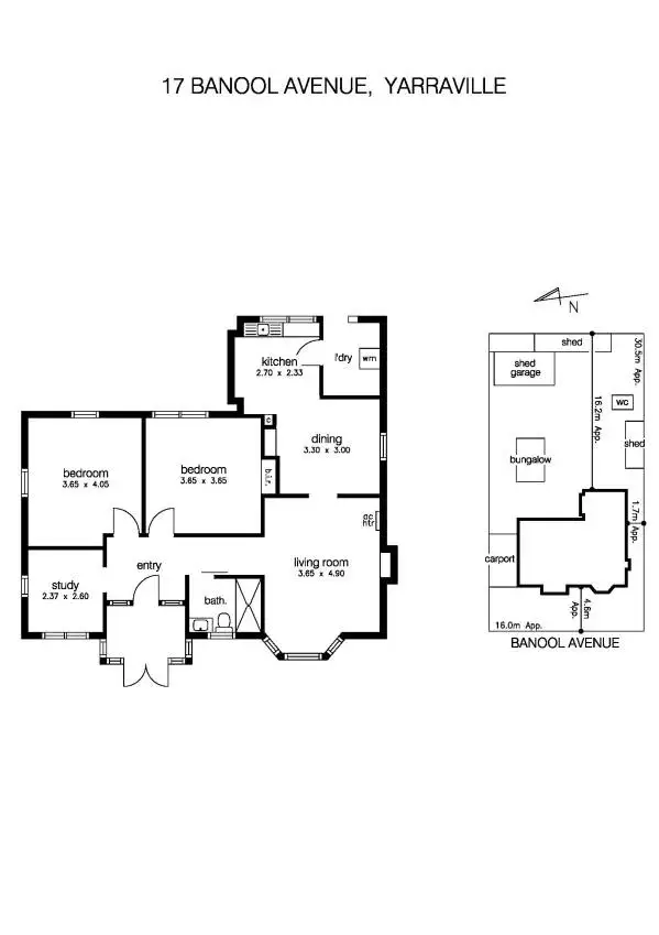 Floorplan of Homely house listing, 17 Banool Avenue, Yarraville VIC 3013