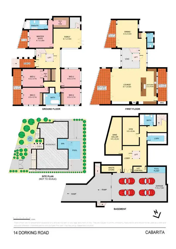 Floorplan of Homely house listing, 14 Dorking Road, Cabarita NSW 2137