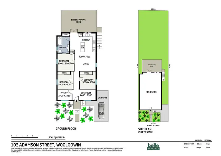 Floorplan of Homely house listing, 103 Adamson Street, Wooloowin QLD 4030